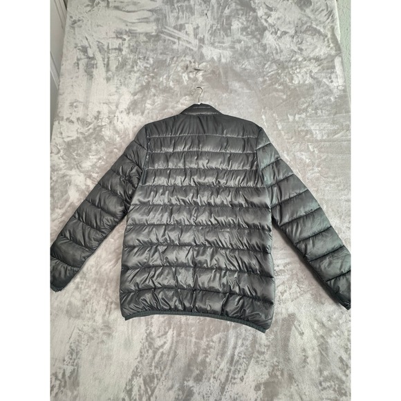 Fanatics NBA Puffer Jacket Gray Full‎ Zip Lightweight Down Men's M - Picture 7 of 9